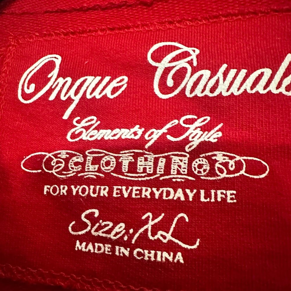 ONQUE Rhinestone Jacket Red - Picture 3 of 14